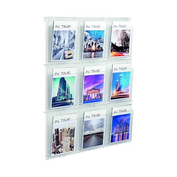 Hel Wall Display 9Xa4 Pockets Clear image