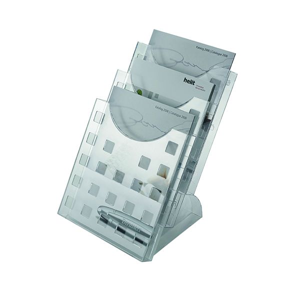 Helit Desk Lit Hold 3Xa4 Pockets image