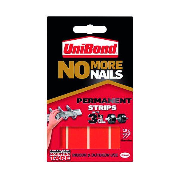 Unibond No More Nail Red Strip Pk10 image