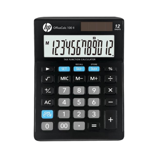 HP OfficeCalc 100 II 12 Digit Desktop Calculator HP-OC100II/INTBX image 1