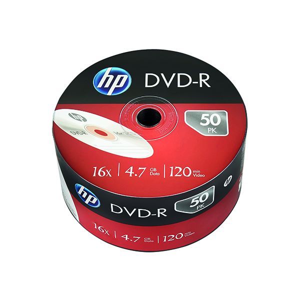 HP DVD-R 16X 4.7GB Wrap Pk50 image