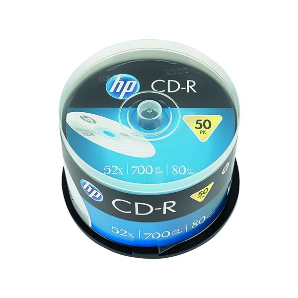 HP CD-R 52X 700MB Spindle Pk50 image