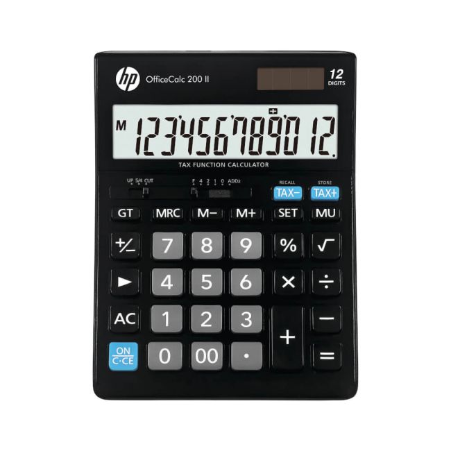 HP OfficeCalc 200 II 12 Digit Desktop Calculator HP-OC200II/INTBX image 1