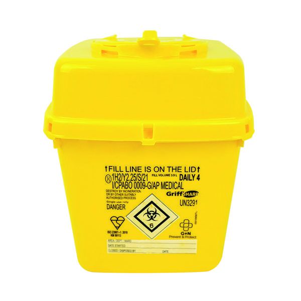 Reliance Medical Sharps Container 4L image