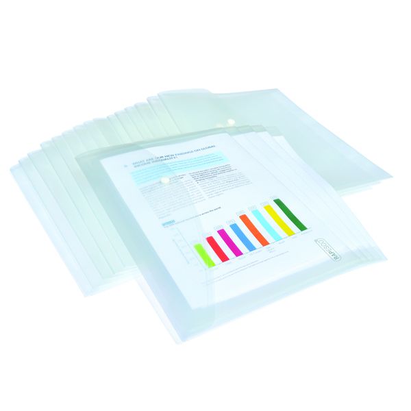 Rapesco Foolscap Ppr Wallet Clr P20 image