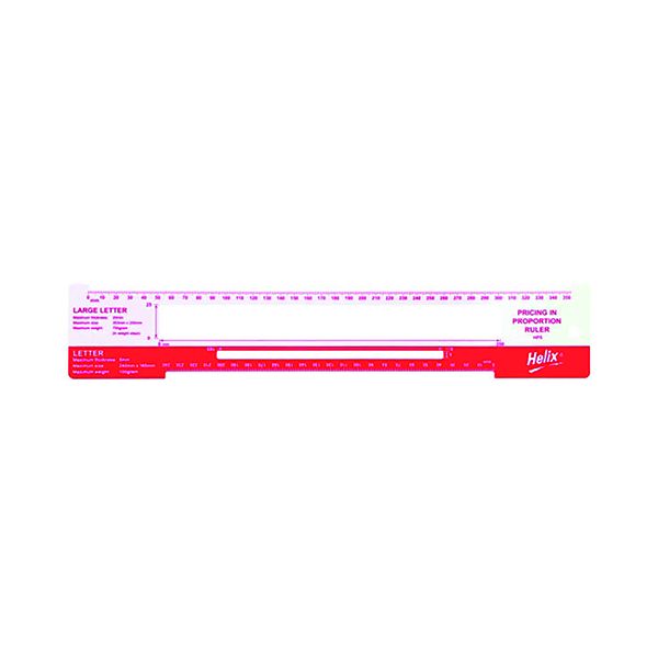 HELIX POSTAL CHARGE TEMPLATE P10 RED/WHT image