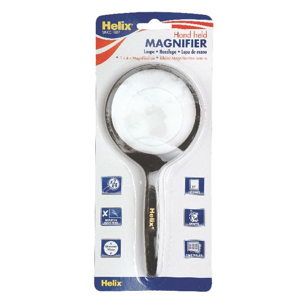 Helix Hand Held Magnifier 75Mm image