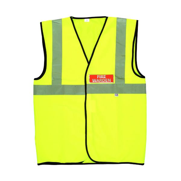 Fire Warden Vest High Res Xl Yellow image