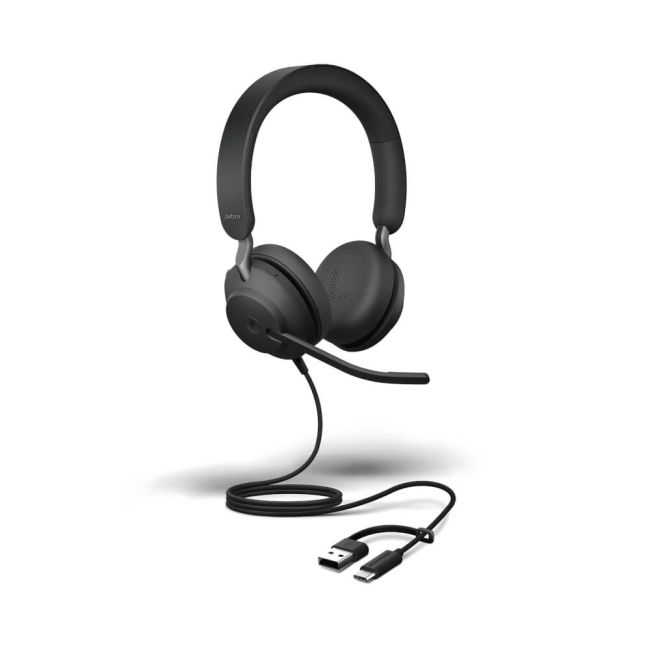 Jabra Evolve2 40 SE USB-C/A MS Stereo Headset 24189-999-799 image 2