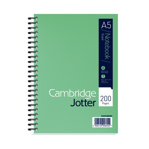 Cambridge Jotter Notebk A5 200 Pages image