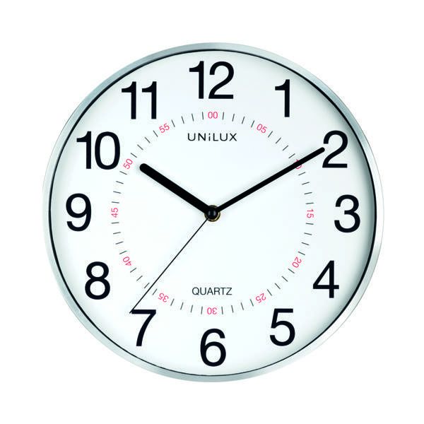 Unilux Aria Clock Metal Grey image
