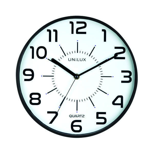 Unilux Pop Battery Clock Black image