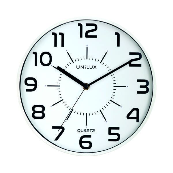 Unilux Pop Battery Clock White image