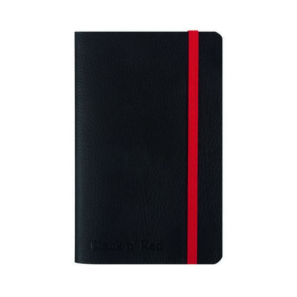 Black N Red Soft Cover Notebook A6 image