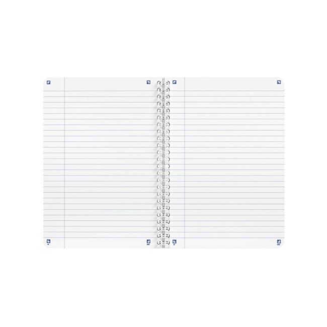 Oxford Touareg Wirebound Notebook Ruled A5 Pack of 5 400141845 image 7