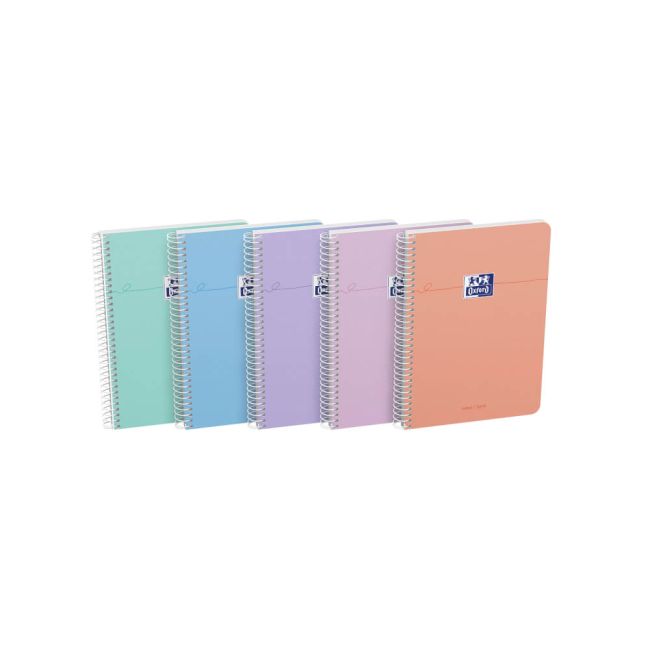 Oxford Smart Pastel Notebook Ruled Assorted A5 (Pack of 5) 400187022 image 2