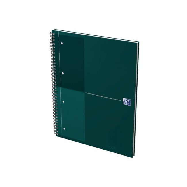 Oxford Hardback Wirebound Notebook 160 Pages Special Edition A4+ Green 400194460-S image 2