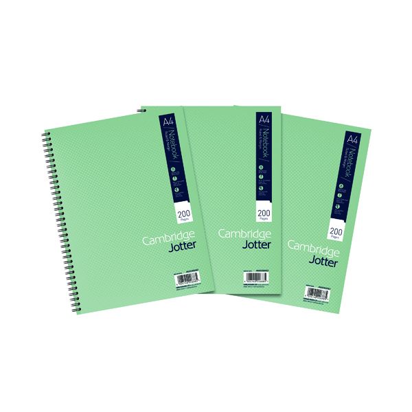 Cambridge Jotter Notebk A4 200 Pages image