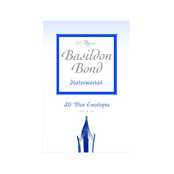 Basildon Bond Blue Sm Envelope Pk200 image