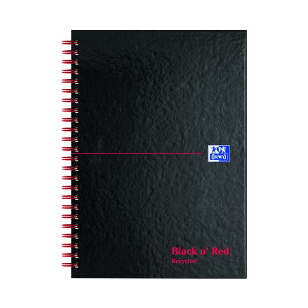 Black N Red Prof Notbek Recy A5 Pk 5 image