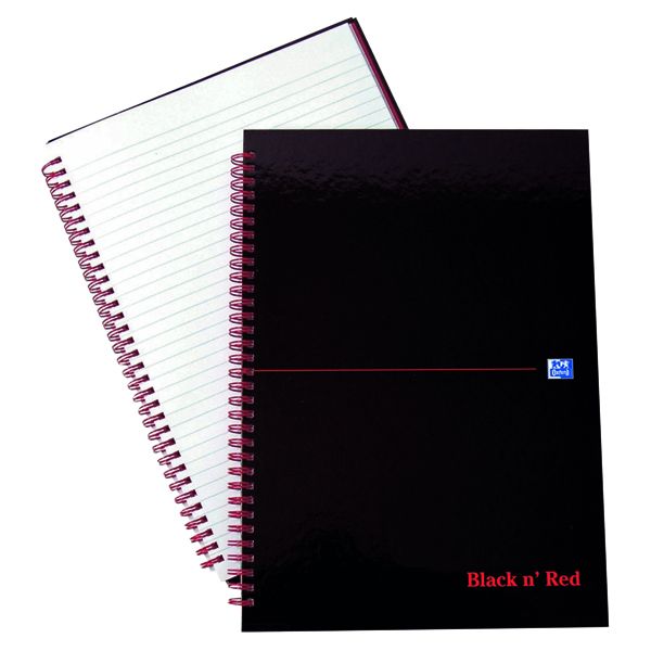 Blk N Red Wirnbk A4 140P Ft Pack5 image