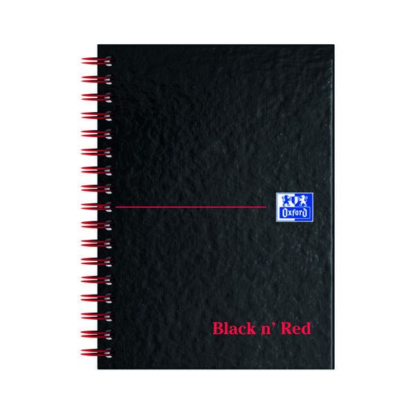 Blk N Red A6 Wirebound Feint Perf image