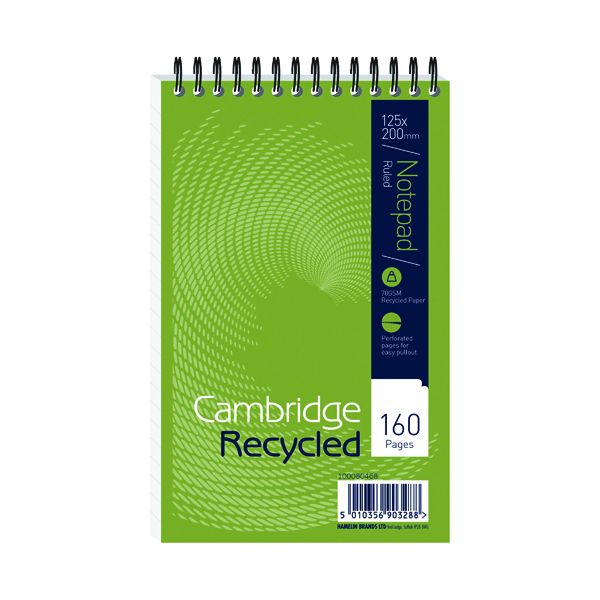 Recycled Spiral Notebook 125X200 image