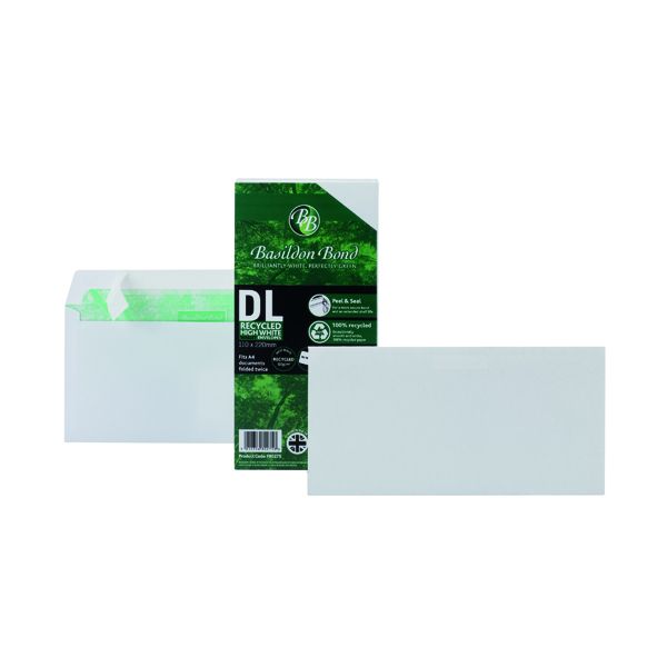Basildon Env Dl Wlt 100G Wht F80275 image