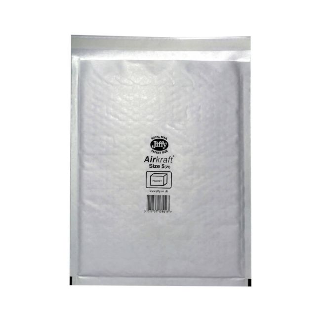 AirKraft Size 5 Bubble Lined Mailer Multi White (Pack of 10) MMUL03319 image 1