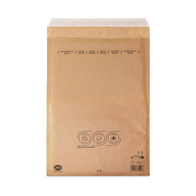 Jiffy Ocean Green Uncoated Mailers 10/K Brown (Pack of 100) MAKU18890 image 2