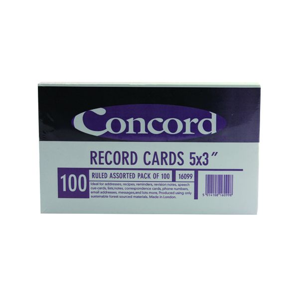 Concord Recd Crd 5X3 Ast P image