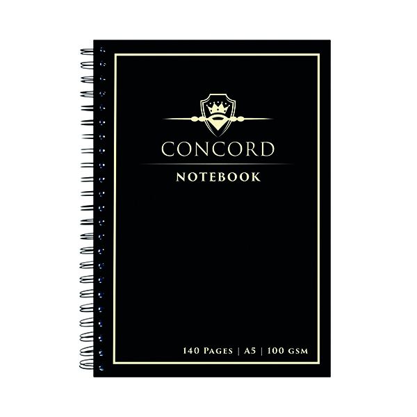 Concord A5 Jotta Notebook 140Pg Blk image