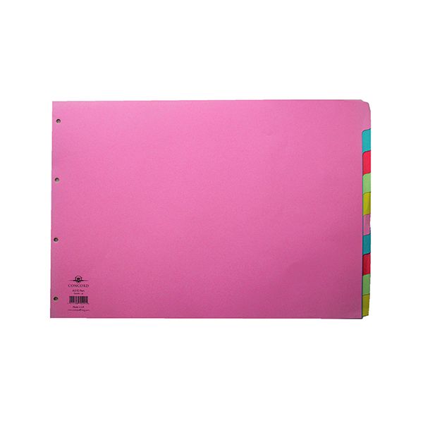 Concord Sub Dividers A3 10 Pt Oblong image