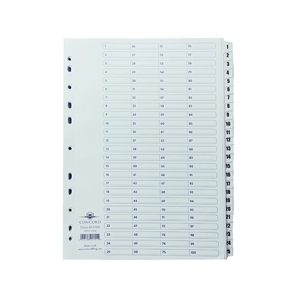 Concord Classic Index 1-100 Cs57 image