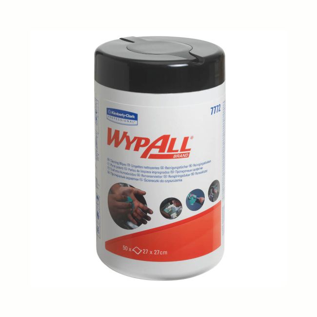 Wypall Multipurpose Cleaning Wipes 1-Ply Green x50 Pack of 6 7772 image 1