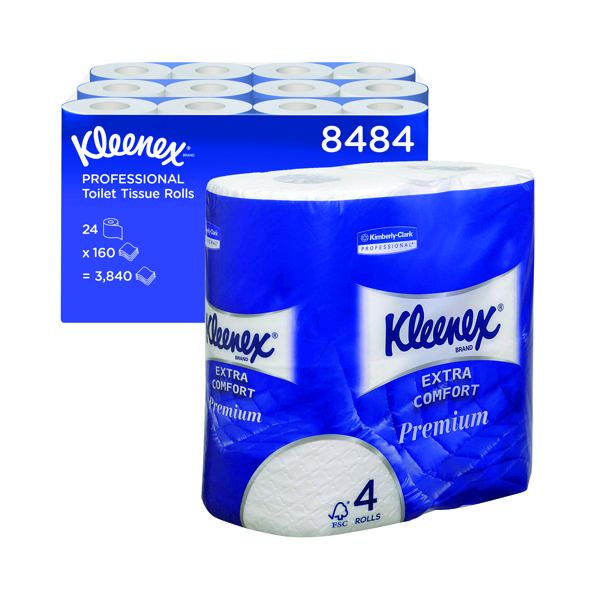 Kleenex Quilted Toilt Rll 4 Ply Pk24 image