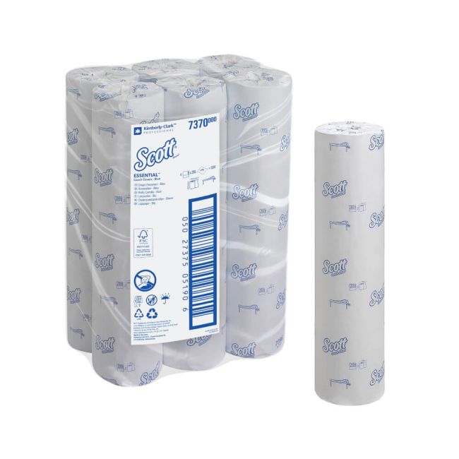 Scott 1-Ply Essential Couch Cover White (Pack of 6) 7370 image 4