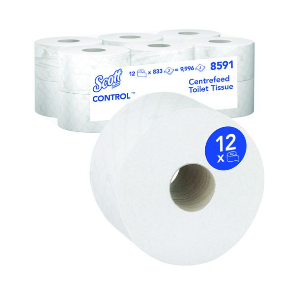 Scott Control Toilet Roll 833 Pk12 image