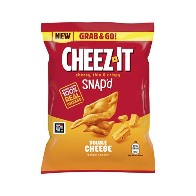 Kelloggs Cheez-It SnapD Double Cheese 40g (Pack of 20) 7017804000 image 1