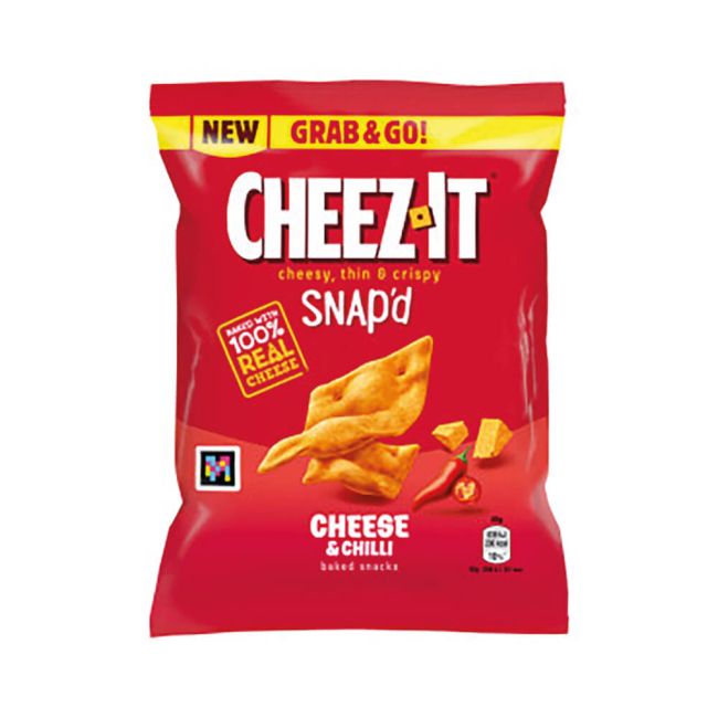 Kelloggs Cheez-It SnapD Cheese + Chilli 40g (Pack of 20) 7017806000 image 1