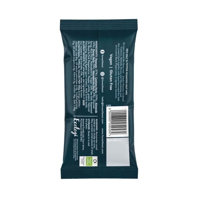 Forest Feast Sea Salt Black Peppercorn Impulse40g (Pack of 12) 05459 image 2