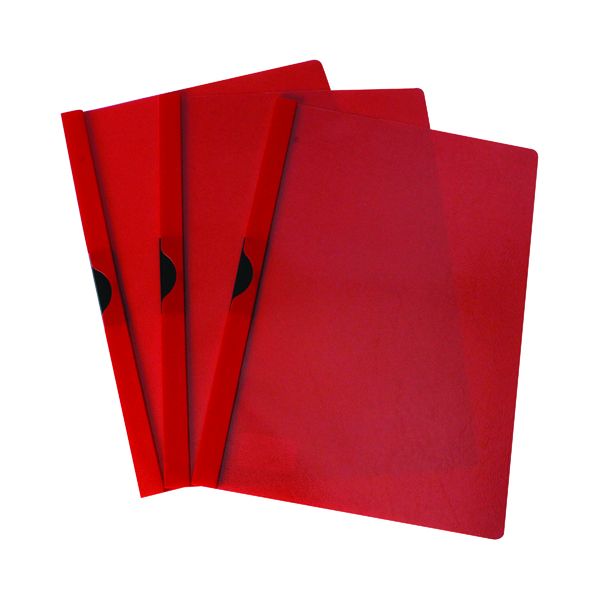 Q-Connect Clip File 3Mm Red Bx Of 25 image