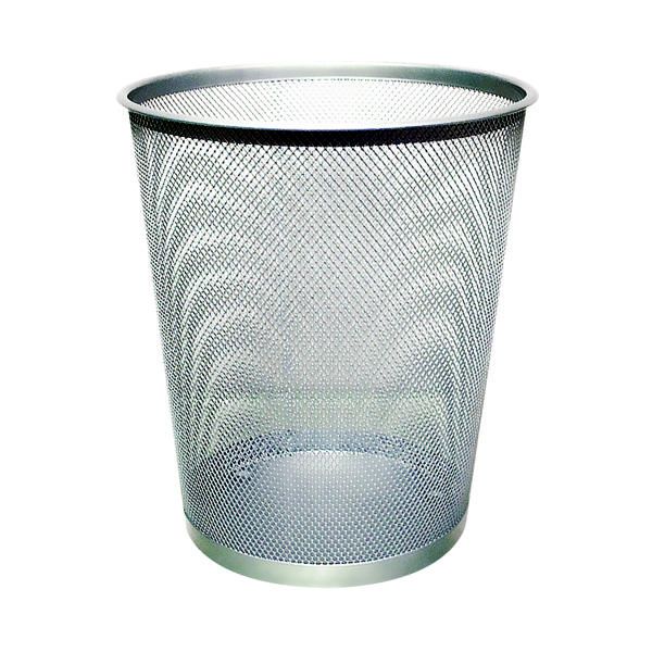 Q-Connect Mesh Waste Basket Slv image