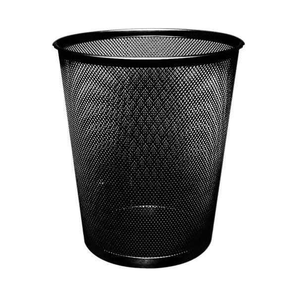 Q-Connect Mesh Waste Basket Black image