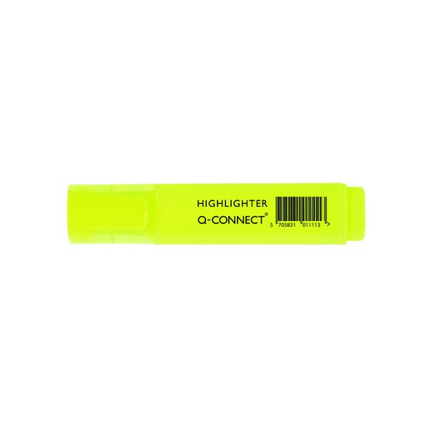 Q-Connect Highlighter Pen Yellow P10 image