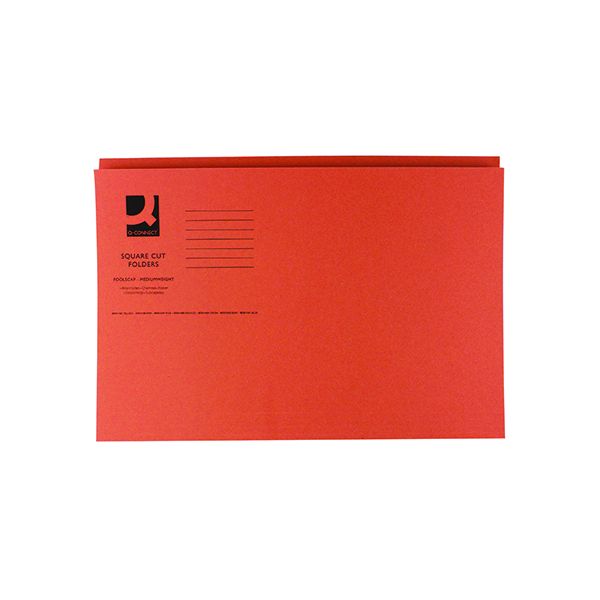 Q-Connect Sqr Cut Folder Med Orange image