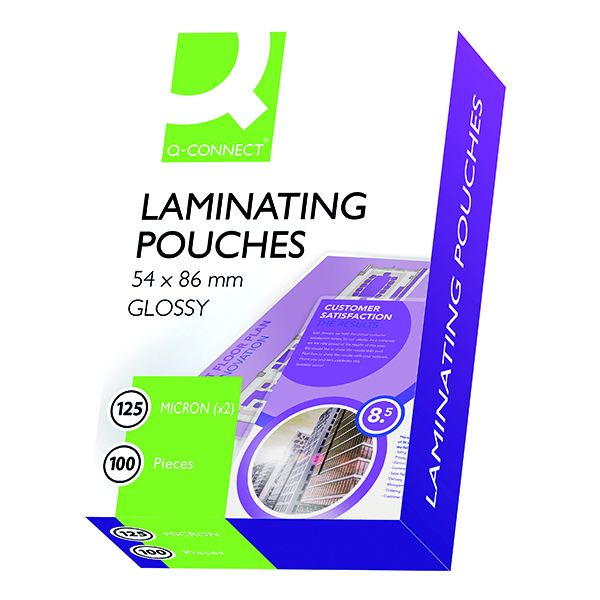 Q-Connect Laminating Pouch Pk100 image