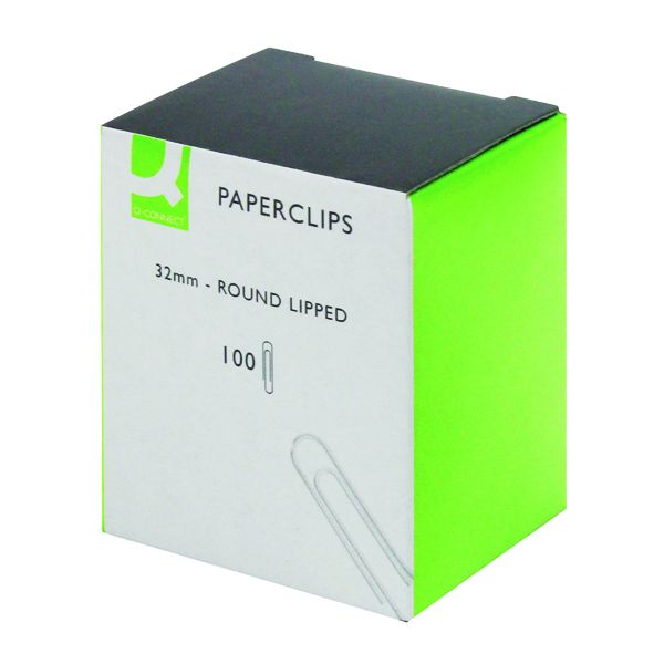 Q-Connect P/Clip 32mm Lipped 10/100 image