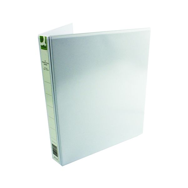 Q-Connect 4D Ring Binder 25mm A4 Wht image