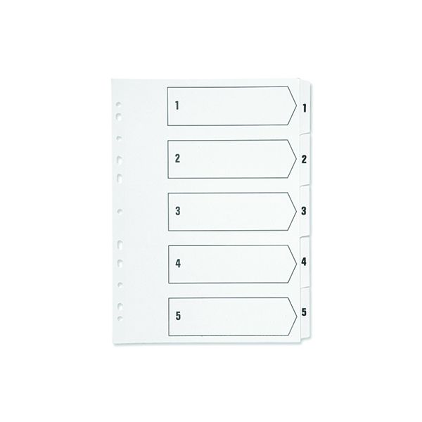 Q-Connect Index A4 Mlti-Pnchd White image